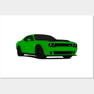 HELLCAT GREEN Posters and Art